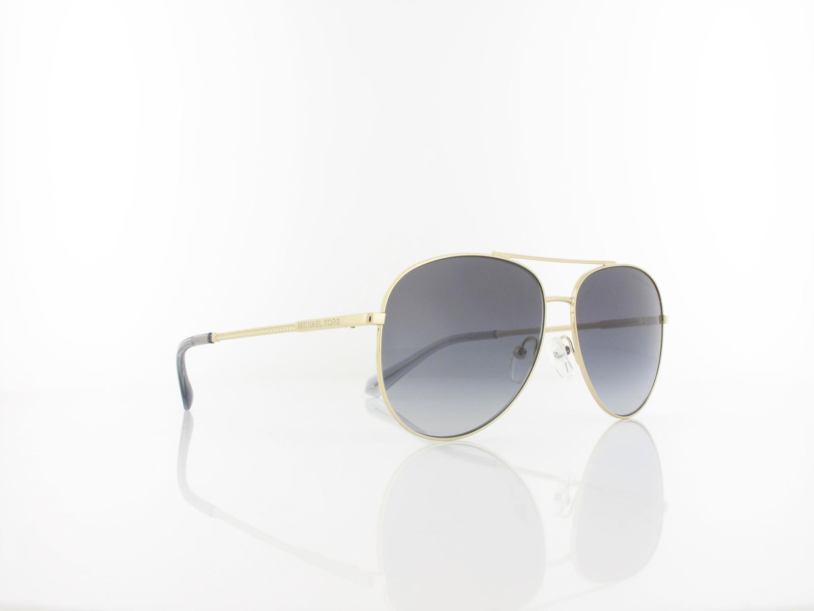 Michael Kors | PERLEDO MK1172 10148G 58 | light gold / grey gradient