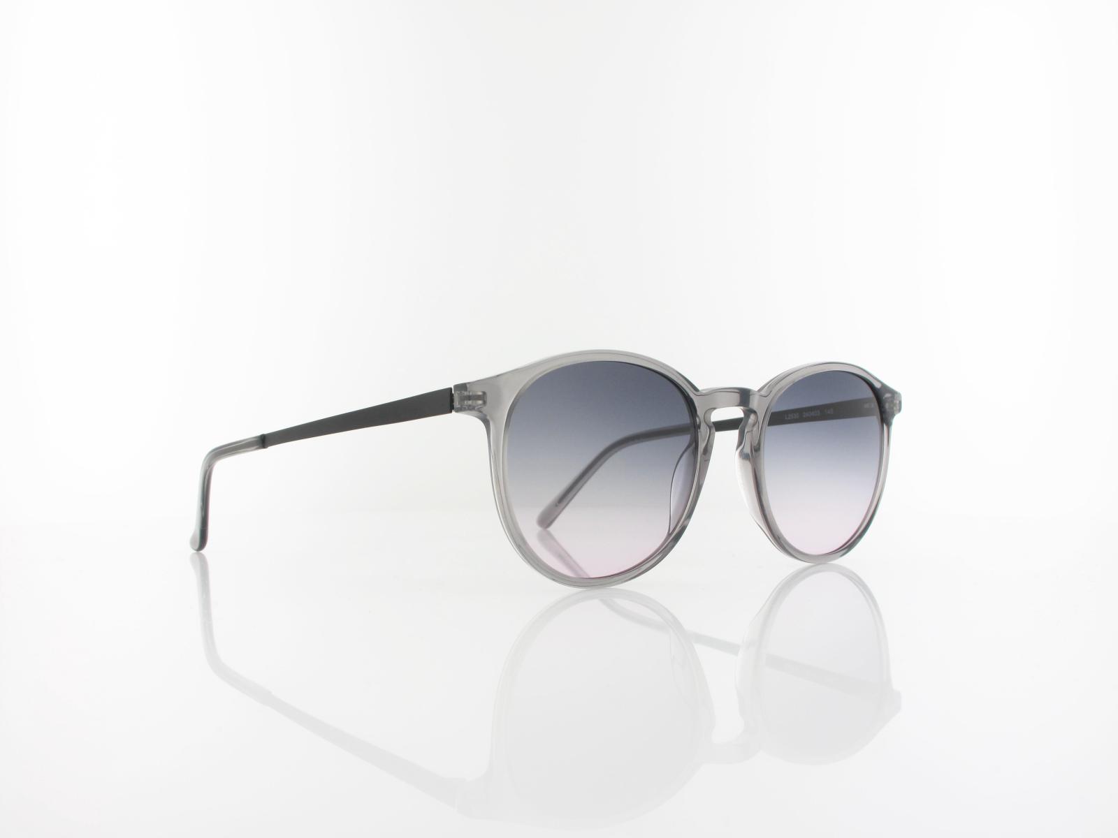 Brilando Premium Sun | L2530 52 | grau transparent schwarz / bicolor verlauf grau violett