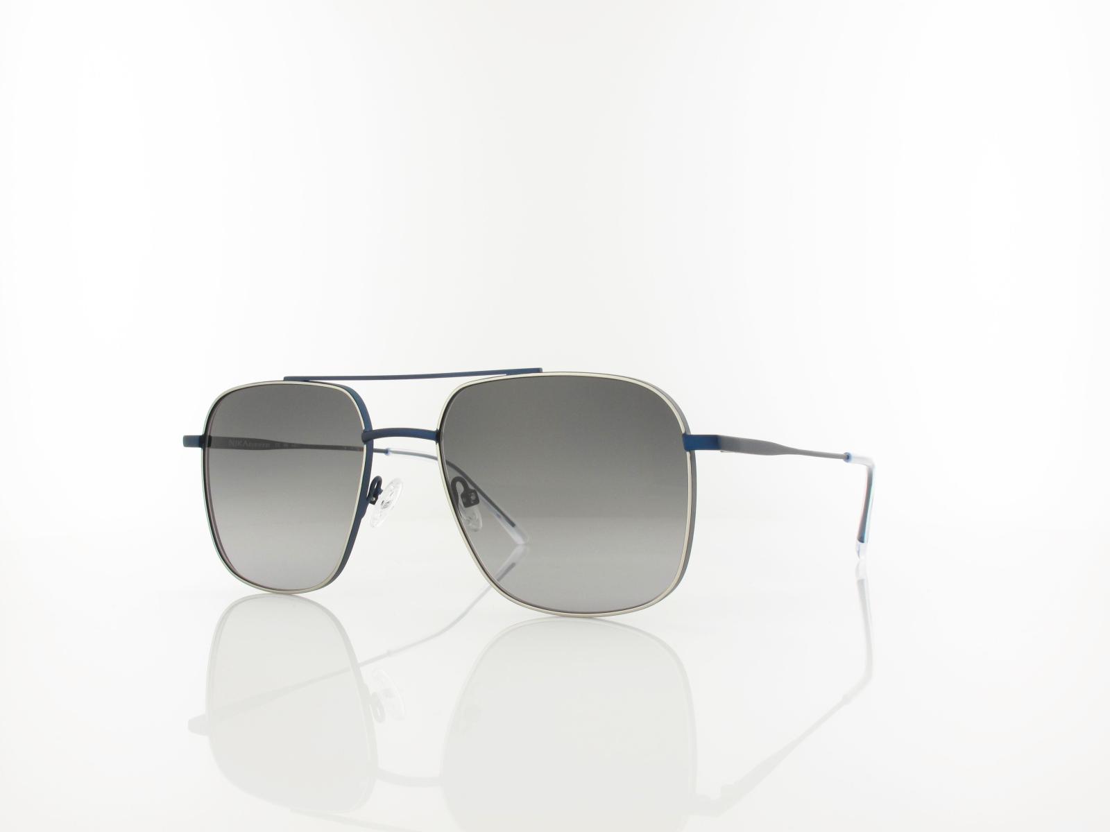 Brilando | Premium Sun L2680 56 | silber dunkelblau matt / schwarz verlauf 85-65%