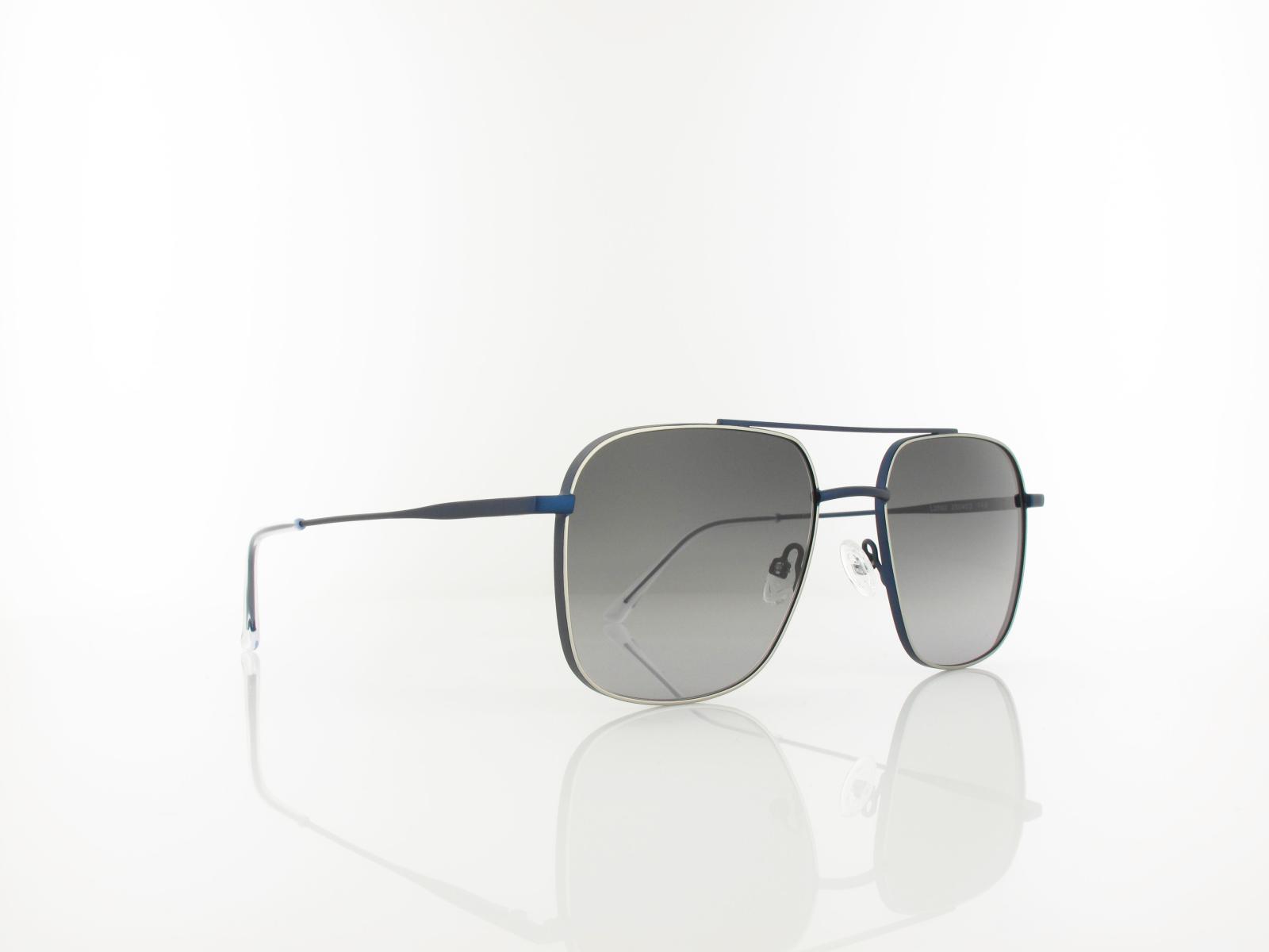 Brilando | Premium Sun L2680 56 | silber dunkelblau matt / schwarz verlauf 85-65%
