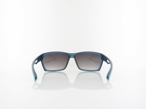 Brilando | Premium Sport M2450 63 | blau transparent  t&uuml;rkis / gr&uuml;n grau verlauf