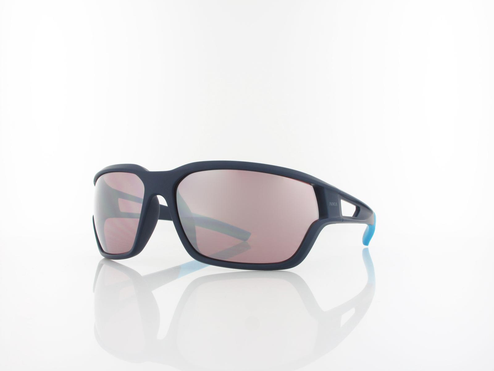 Brilando | Premium Sport M2470 67 | dunkelblau t&uuml;rkis / kontrast sport hazel silber verspiegelt
