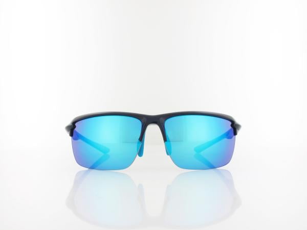 Brilando | Premium Sport M2530 67 | dunkelblau gl&auml;nzend / t&uuml;rkis verspiegelt