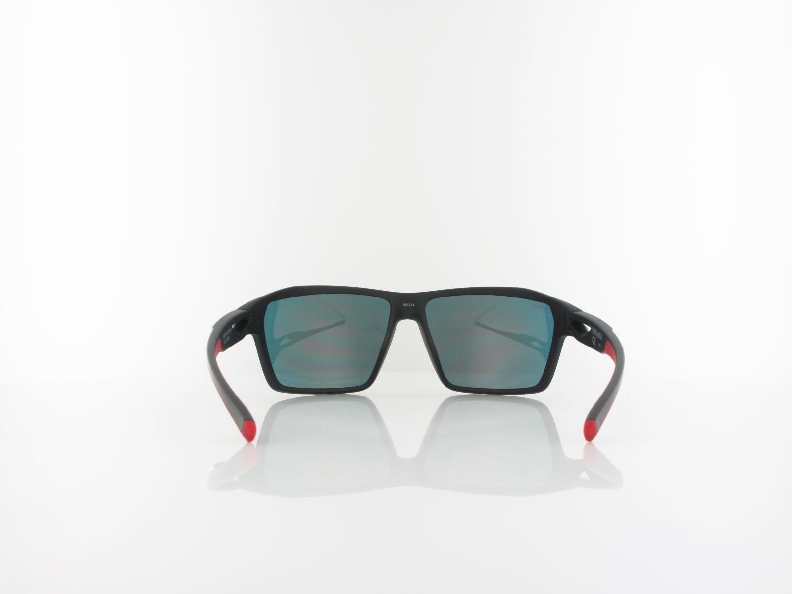 Brilando | Premium Sport M2560 62 | schwarz matt rot / rot verspiegelt