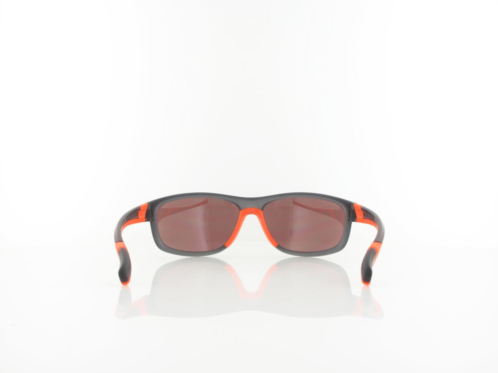 Brilando | Premium Sport M2600 61 | grau transparent rotorange / kontrast sport hazel 85%  silber ve
