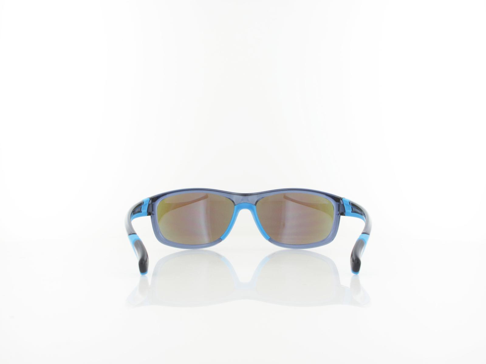 Brilando | Premium Sport M2610 61 | blau transparent t&uuml;rkis / grau 85%  t&uuml;rkis verspiegelung