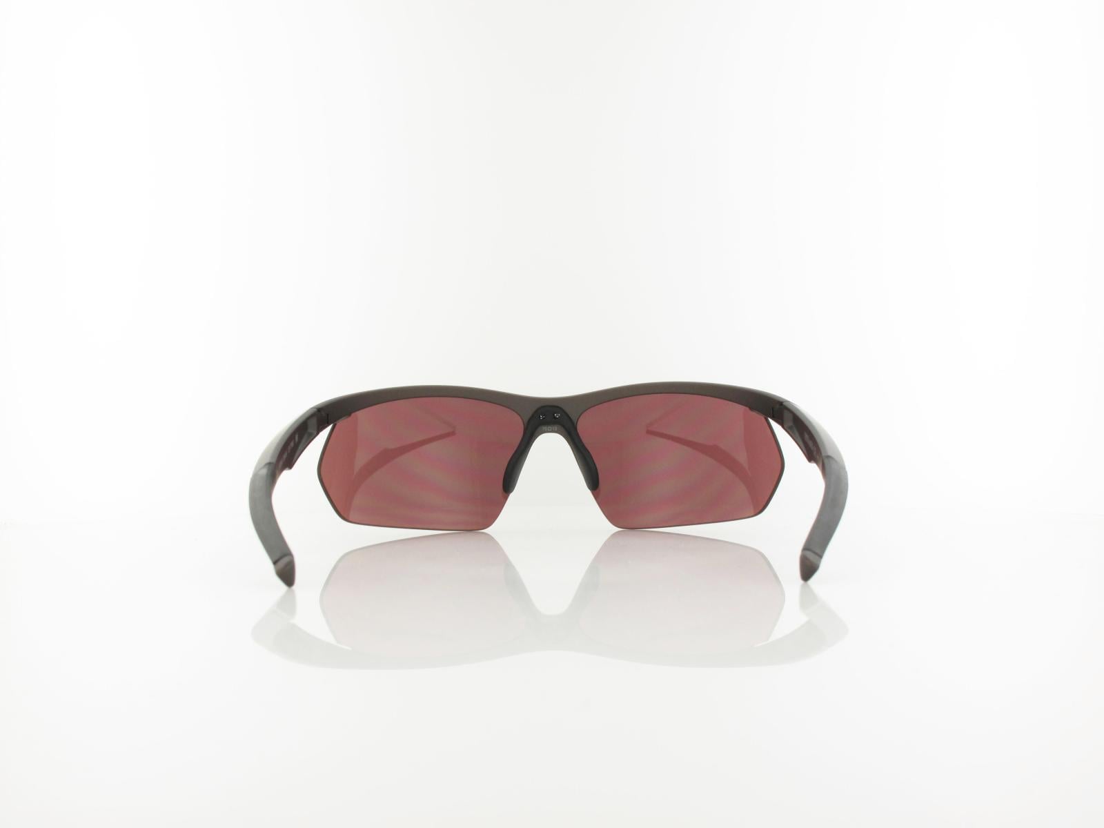 Brilando | Premium Sport M2690 70 | gun matt schwarz / kontrast sport hazel 85%  silber verspiegelun