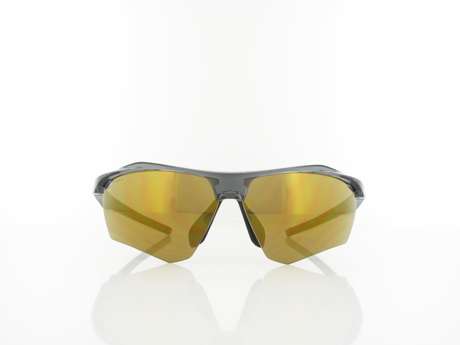 Brilando | Premium Sport M26A0 68 | grau transparent schwarz / braun 85%  gold verspiegelung