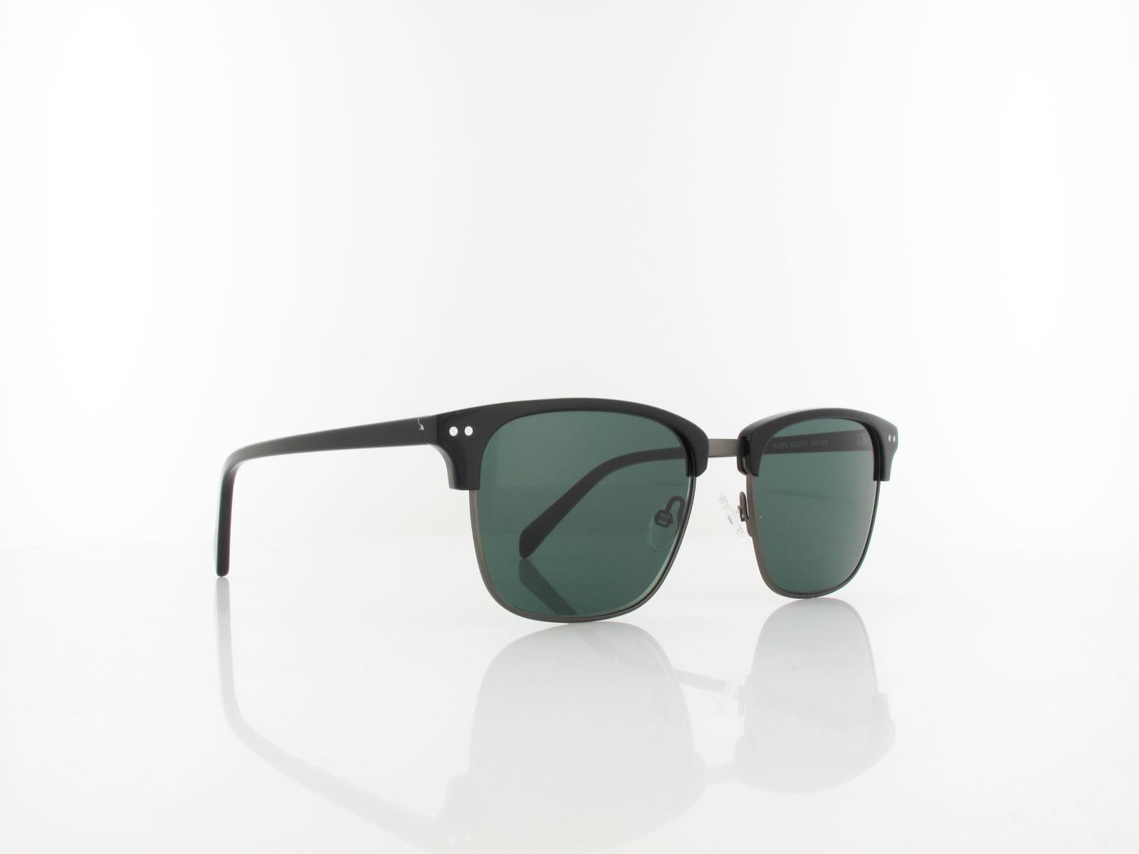 Brilando | Premium Retro Sun R2970 55 | schwarz grau / gr&uuml;n