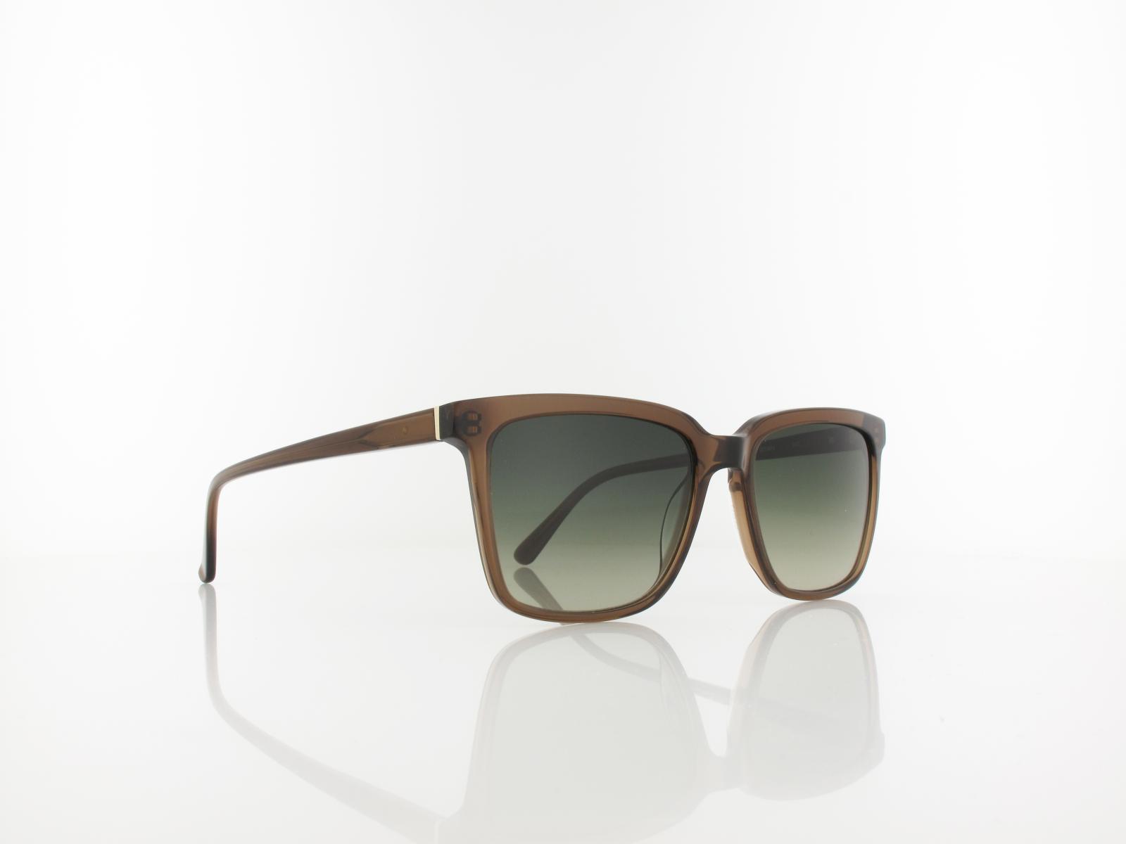 Brilando | Premium S2310 54 | braun transparent / gr&uuml;n grau verlauf 85-65 prozent