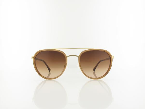 Brilando | Premium Sun U2630 53 | hellbraun transparent gold matt / braun verlauf 85-65%