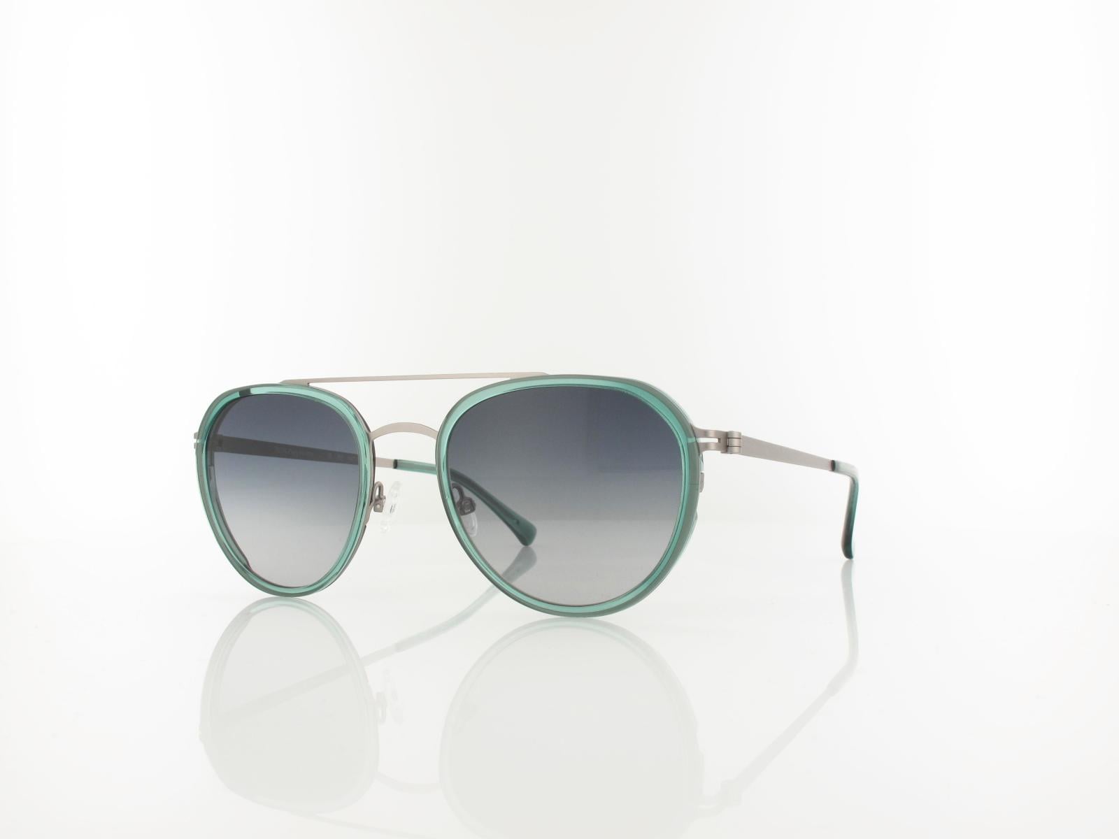 Brilando | Premium Sun U2640 53 | blau-gr&uuml;n transparent gun matt / grau verlauf 85-65%