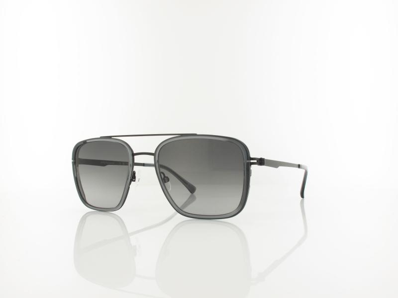 Brilando | Premium Sun U2680 54 | grau transparent schwarz matt / schwarz verlauf 85-65%
