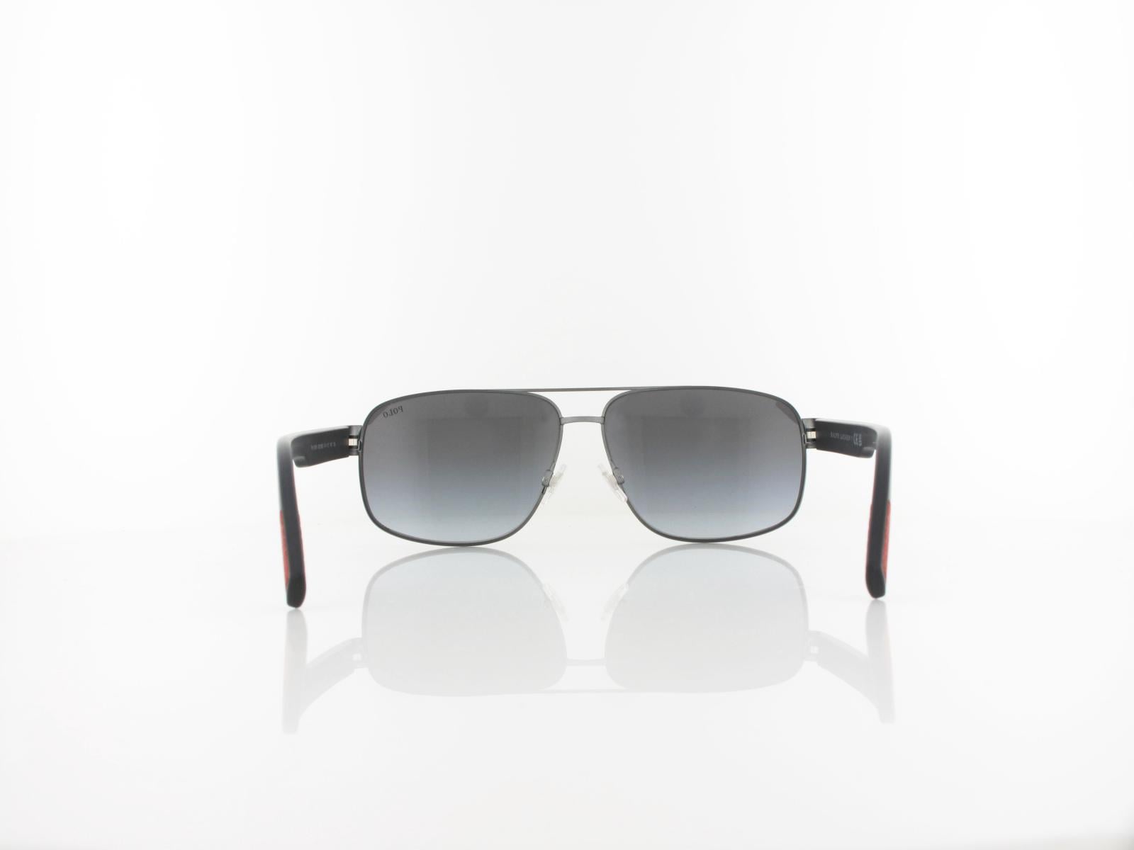 Polo Ralph Lauren | PH3165 92158G 61 | semishiny dark gunmetal / light gradient black