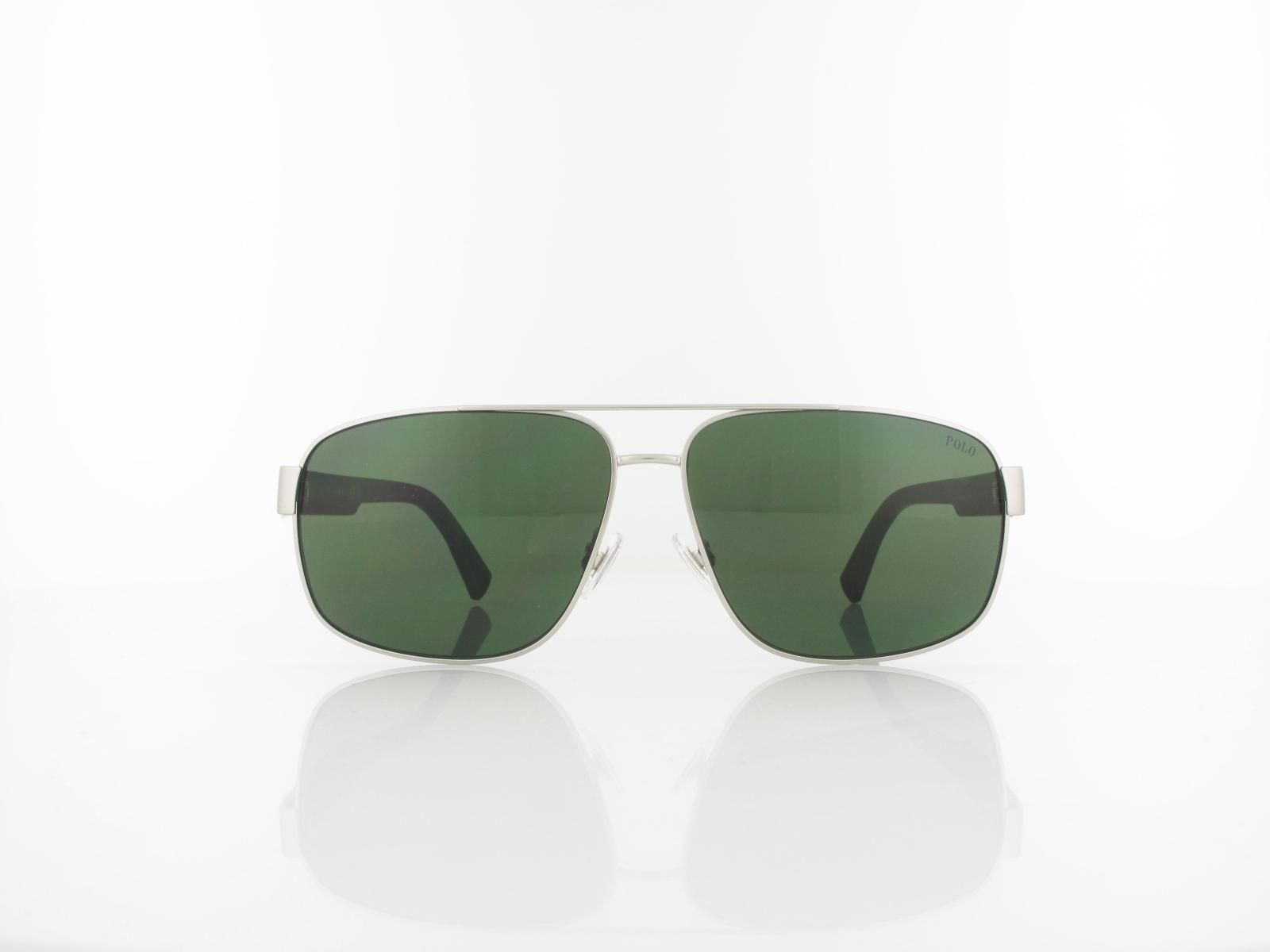 Polo Ralph Lauren | PH3165 931671 61 | semishiny silver / dark green