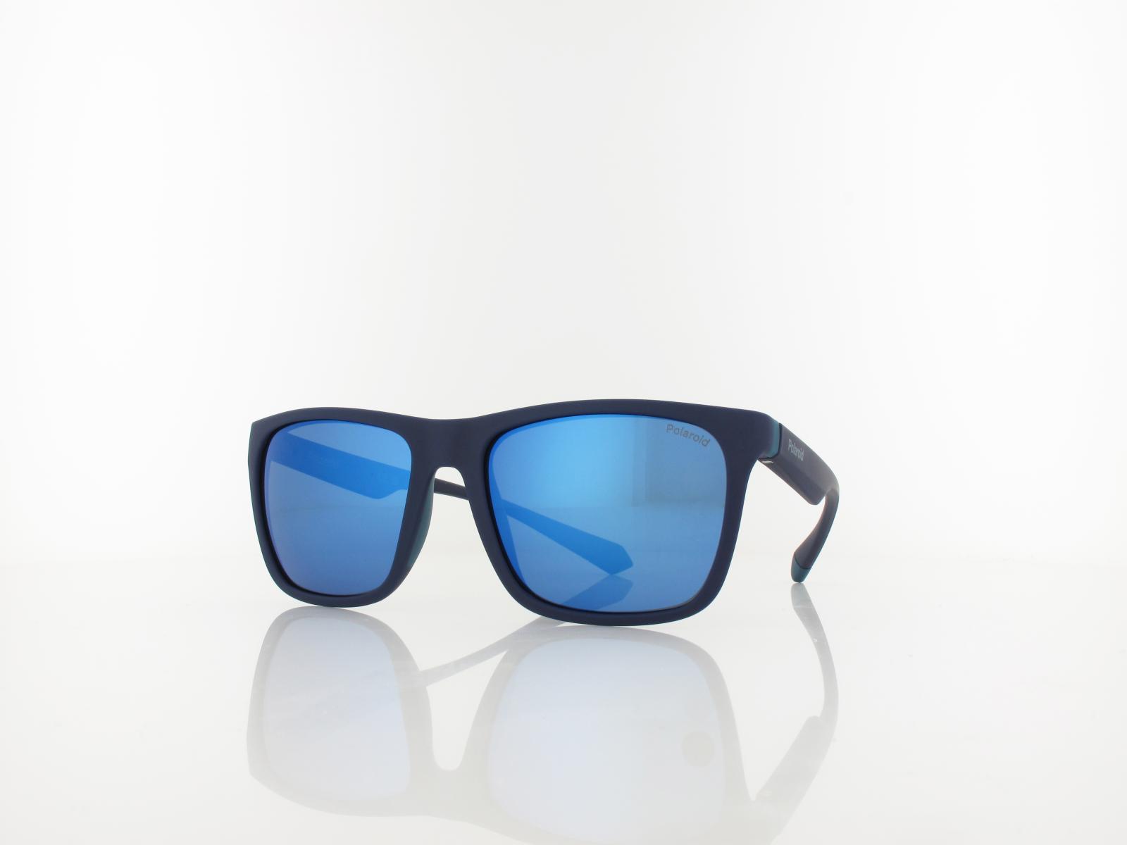 Polaroid | PLD 2141/S VGL/5X 56 | matt blue azure / blue mirror polarized