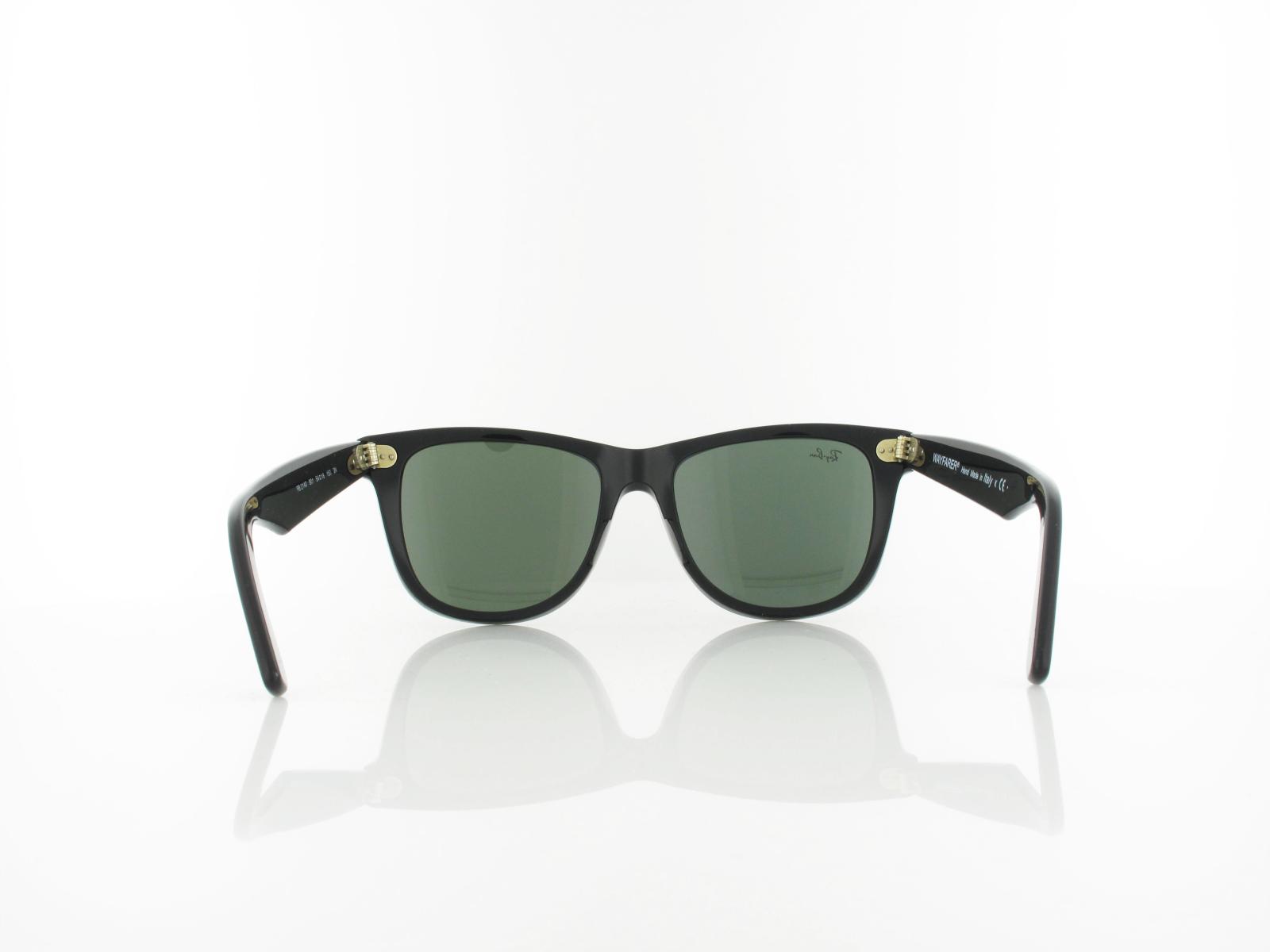 Ray Ban | Original Wayfarer RB2140 901 54 | black / crystal green