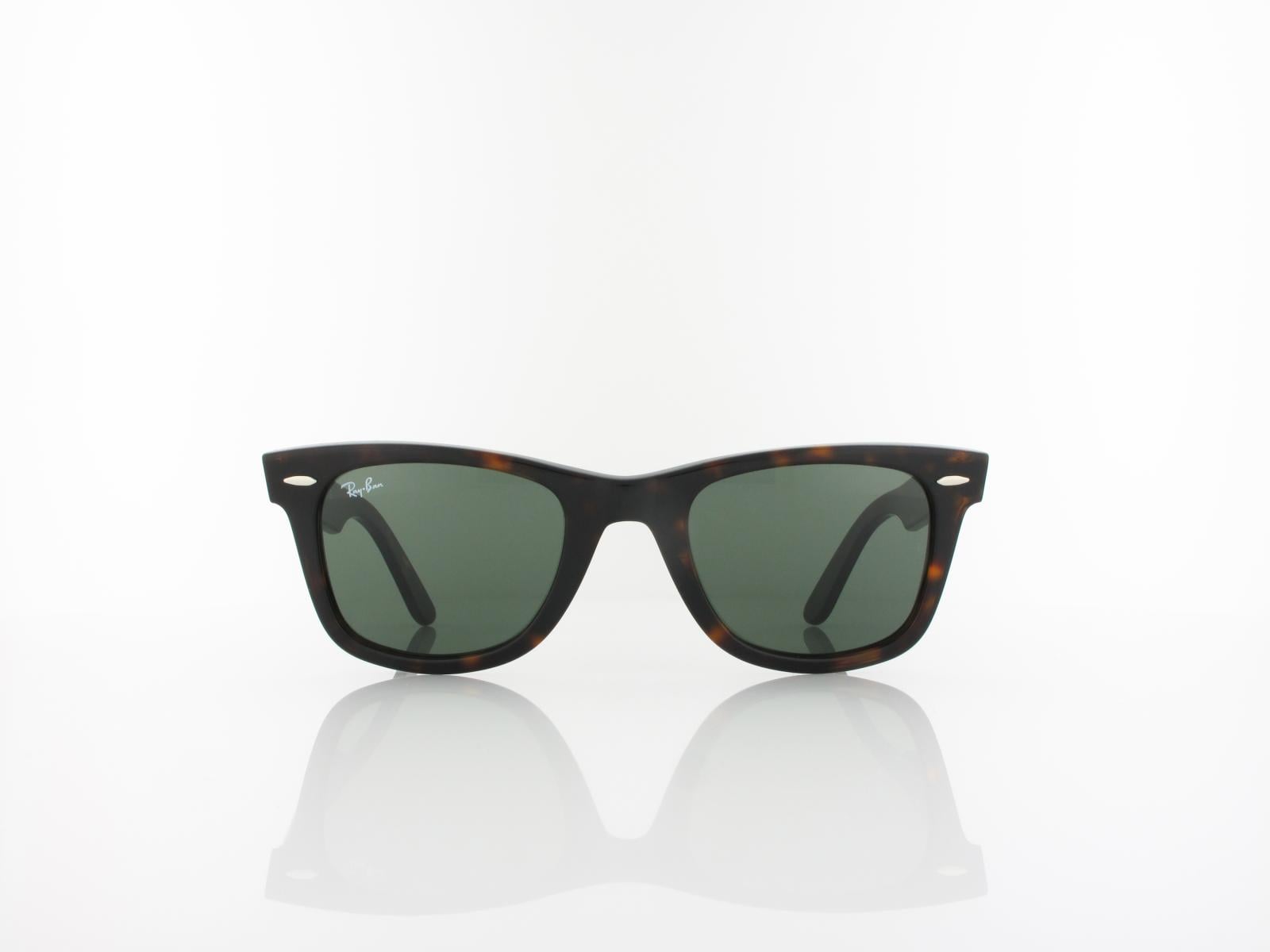 Ray Ban | Original Wayfarer RB2140 902 50 | tortoise / crystal green