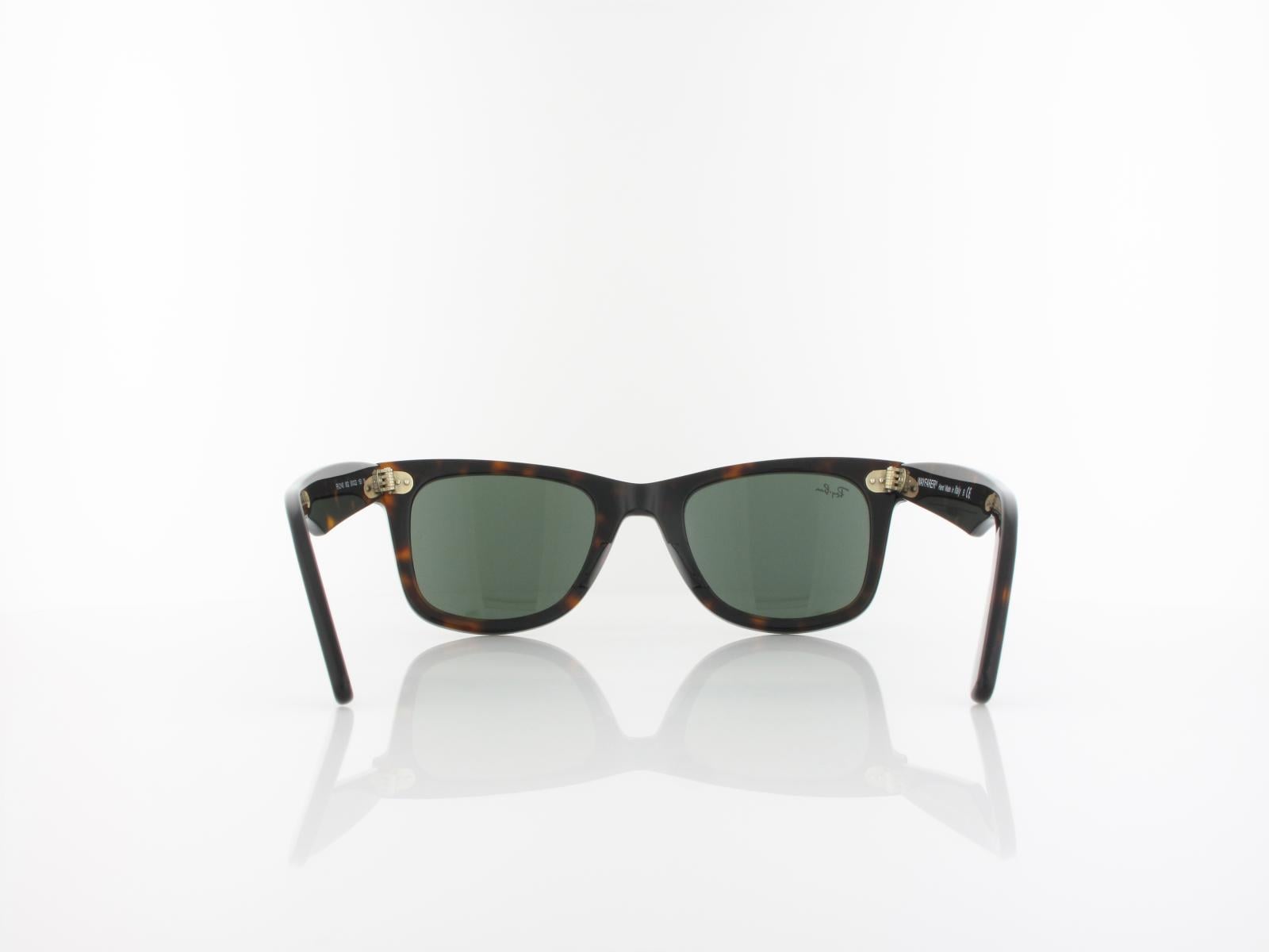 Ray Ban | Original Wayfarer RB2140 902 50 | tortoise / crystal green