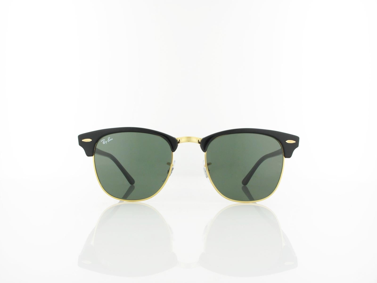 Ray Ban | Clubmaster RB3016 W0365 51 | ebony arista / crystal green