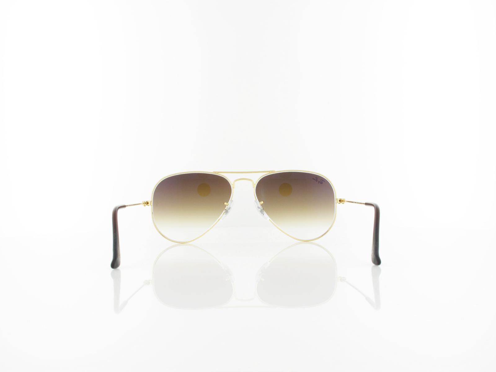 Ray Ban | Aviator Large Metal RB3025 001/51 55 | arista / crystal brown gradient