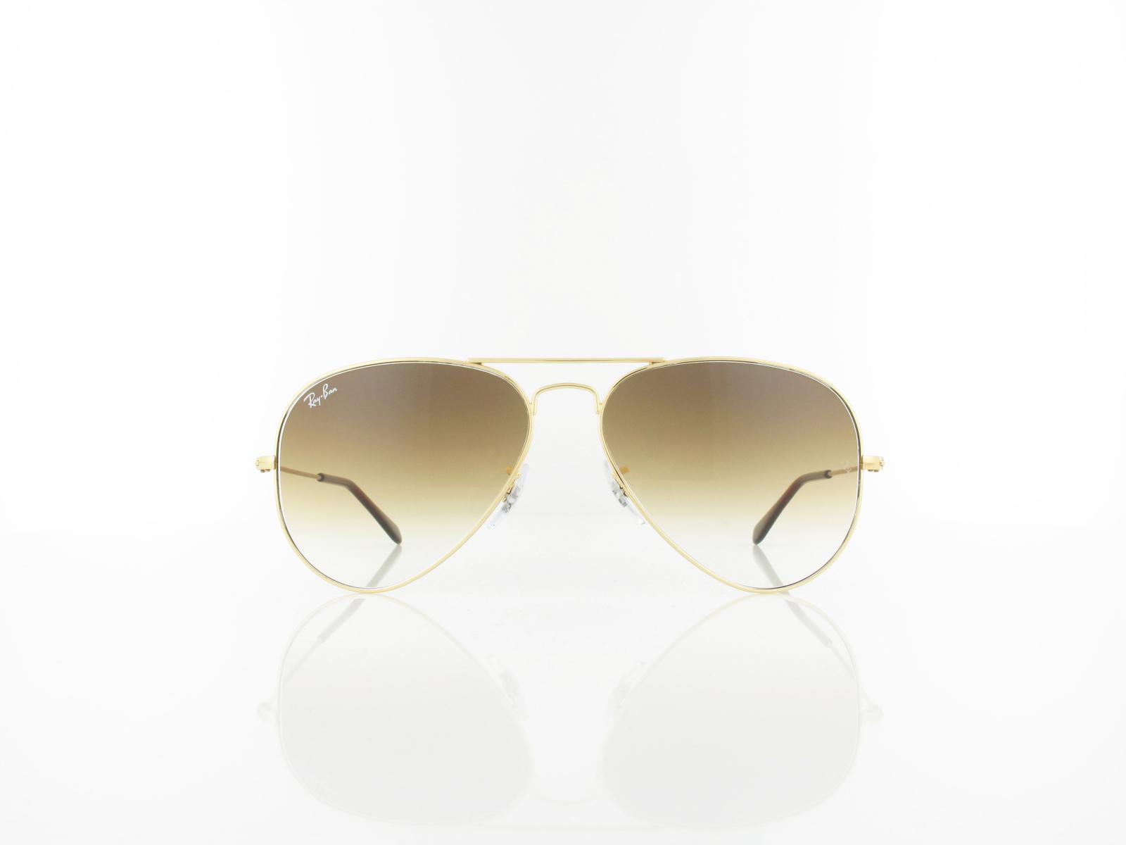 Ray Ban | Aviator Large Metal RB3025 001/51 58 | arista / crystal brown gradient