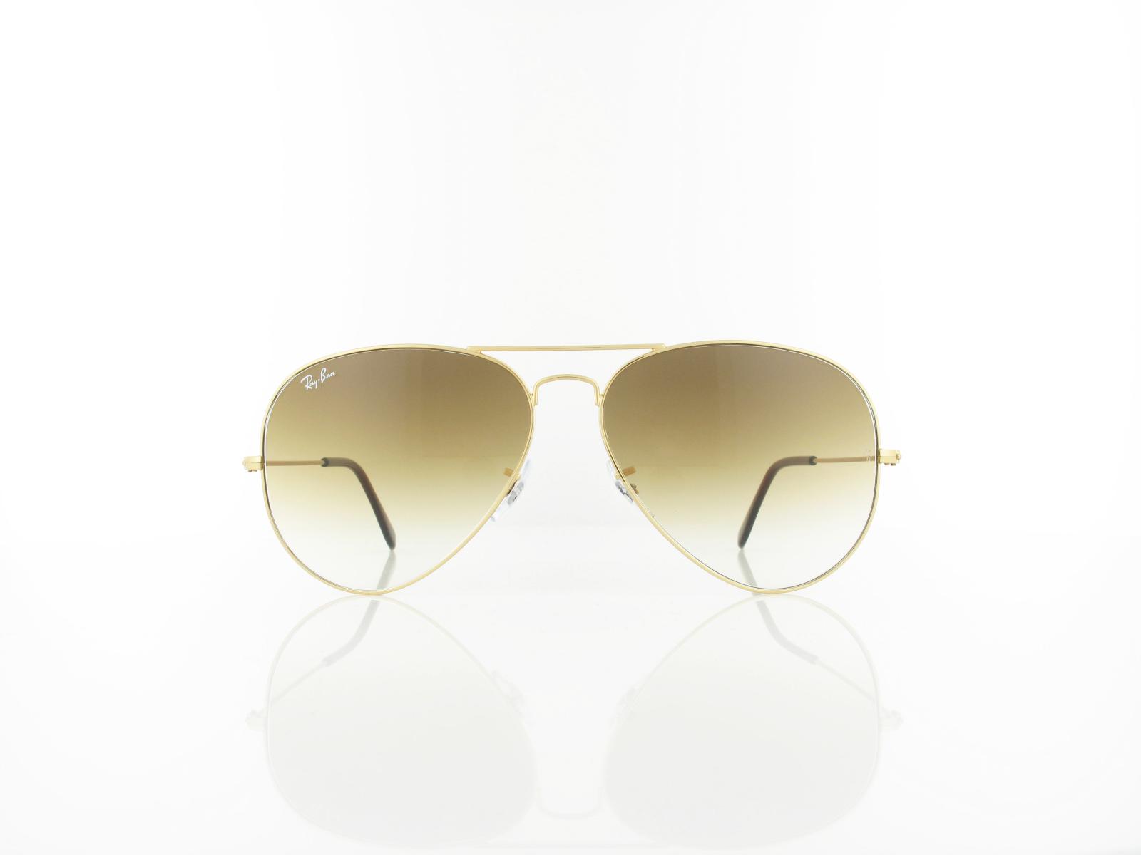 Ray Ban | Aviator Large Metal RB3025 001/51 62 | arista / crystal brown gradient