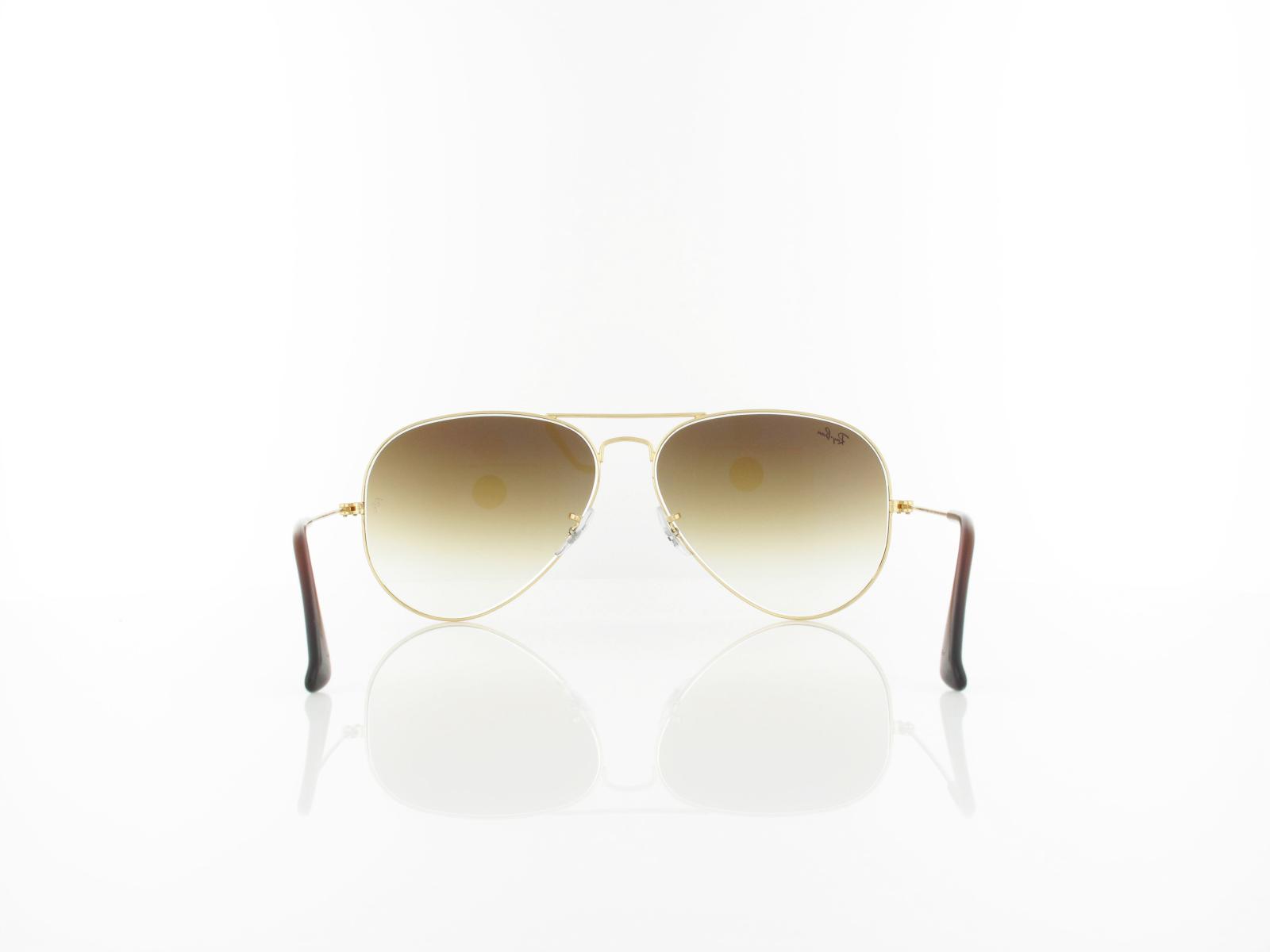 Ray Ban | Aviator Large Metal RB3025 001/51 62 | arista / crystal brown gradient