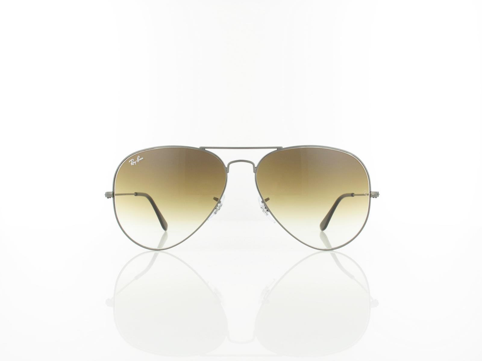 Ray Ban | Aviator Large Metal RB3025 004-51 55 | gunmetal / crystal brown gradient