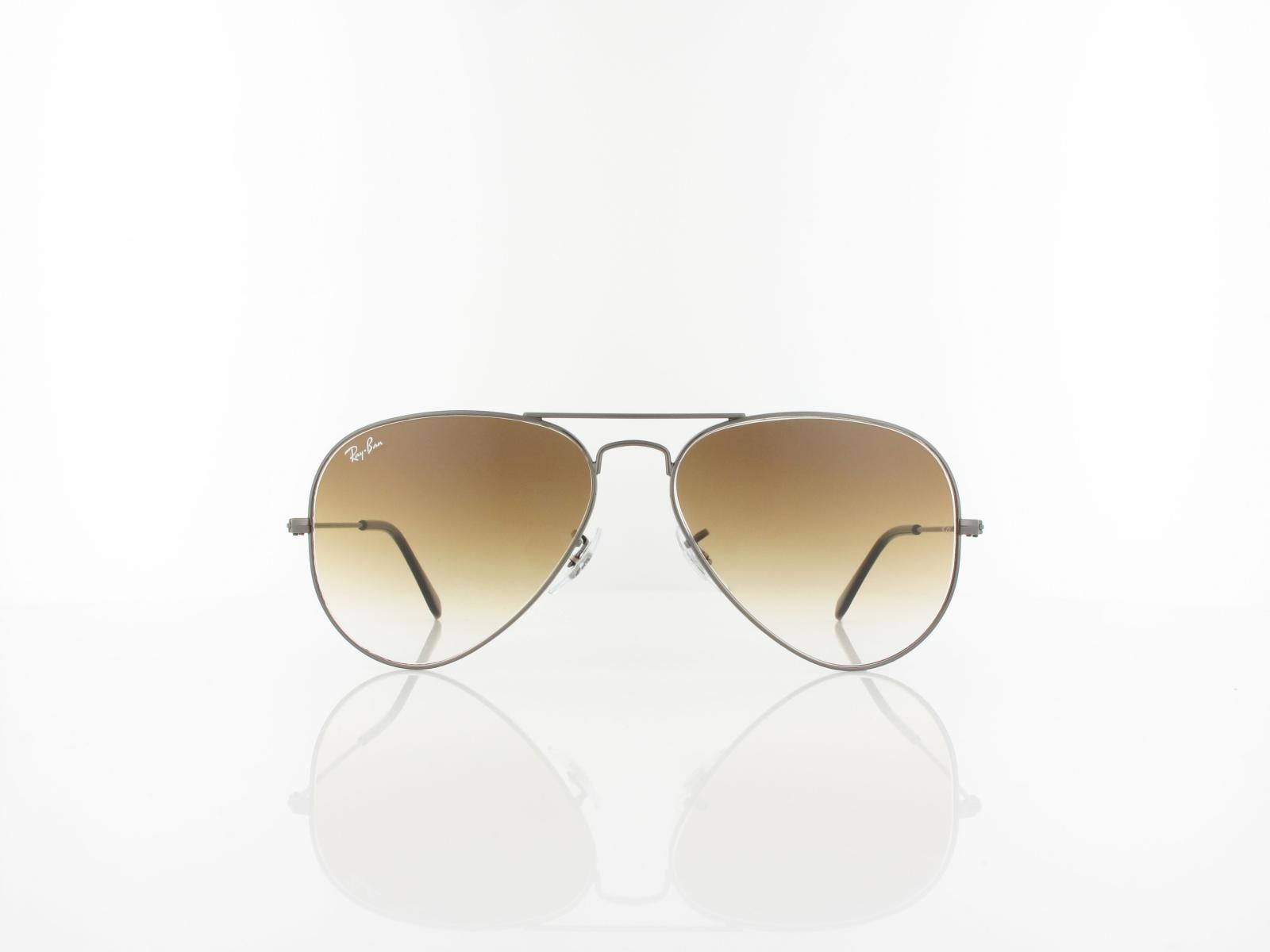 Ray Ban | Aviator Large Metal RB3025 004-51 58 | gunmetal / crystal brown gradient