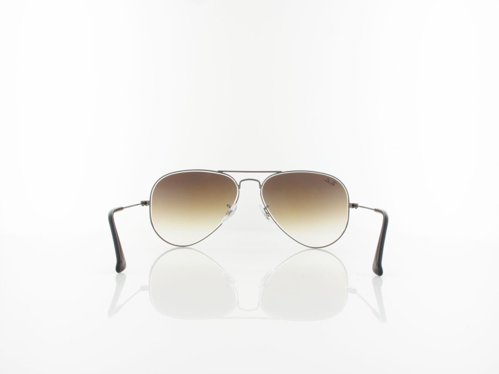 Ray Ban | Aviator Large Metal RB3025 004-51 58 | gunmetal / crystal brown gradient