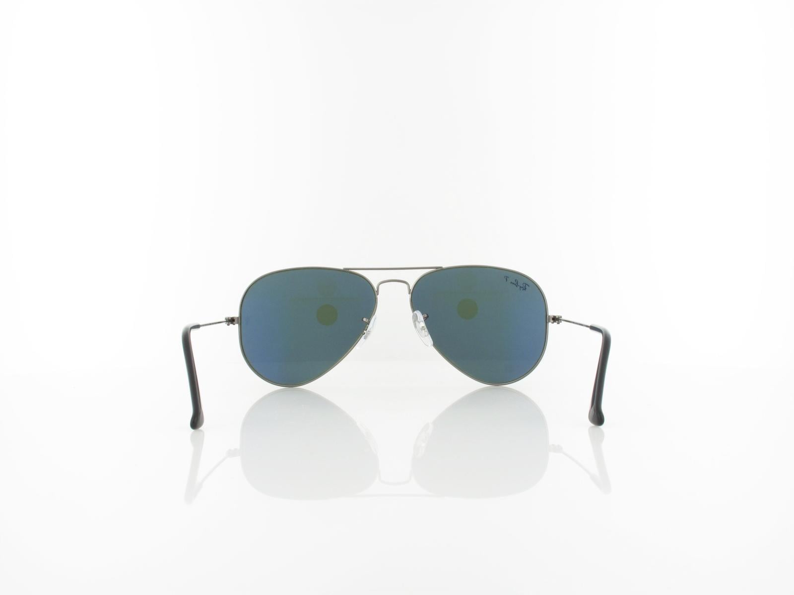 Ray Ban | Aviator Large Metal RB3025 004-58 58 | gunmetal / crystal green polarized