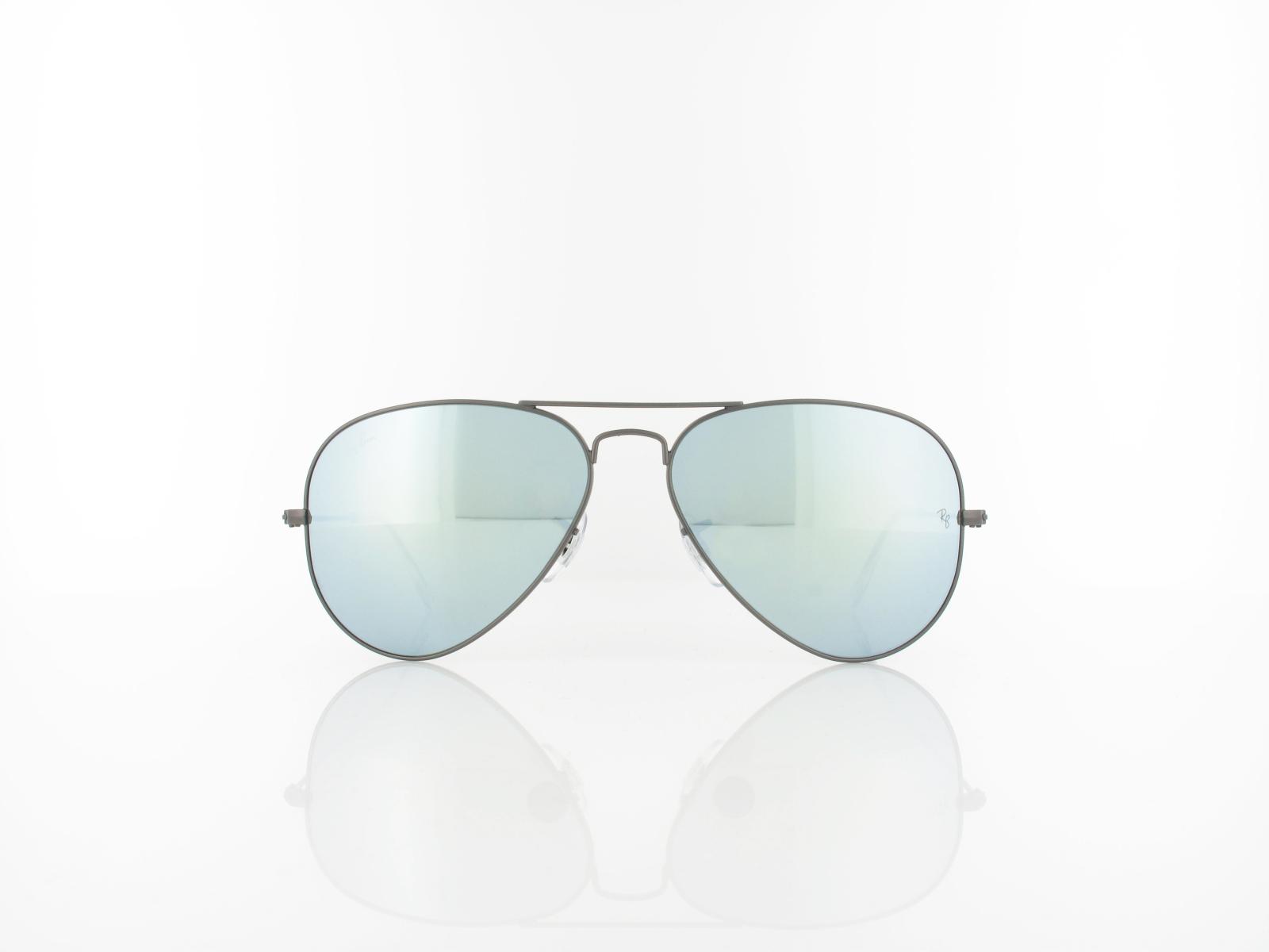 Ray Ban | Aviator Large Metal RB3025 029/30 58 | matte gunmetal / green mirror silver
