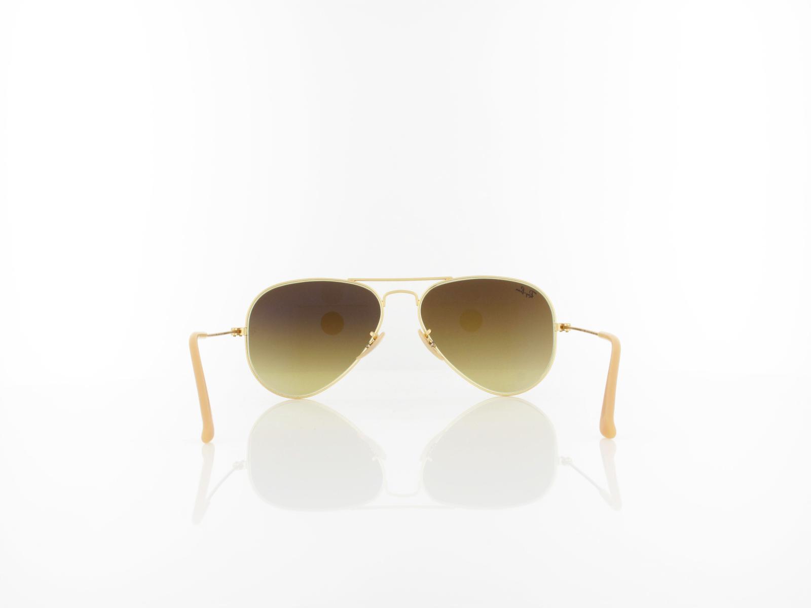 Ray Ban | Aviator Large Metal RB3025 112/85 55 | matte gold / brown gradient