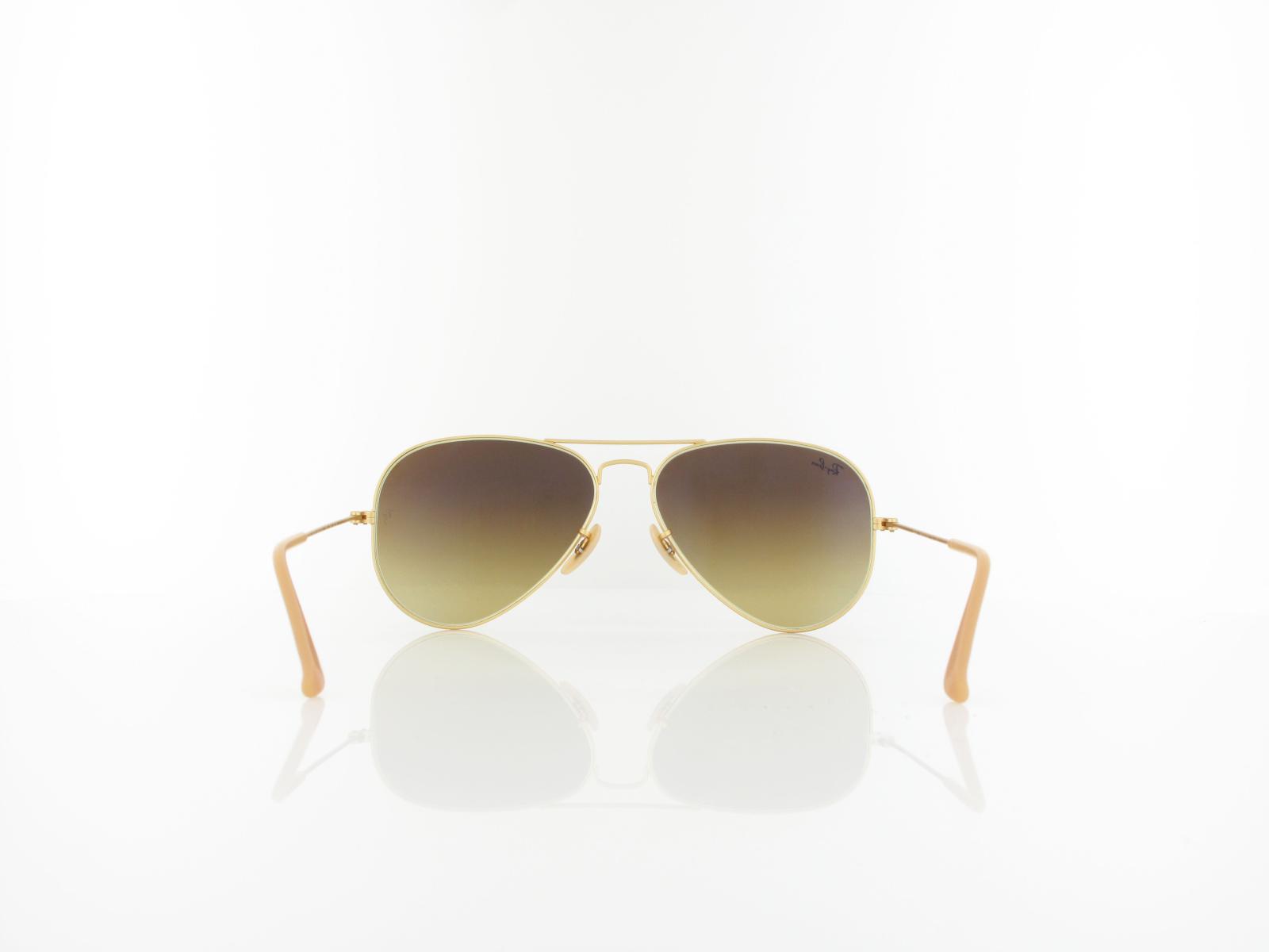 Ray Ban | Aviator Large Metal RB3025 112/85 58 | matte gold / brown gradient