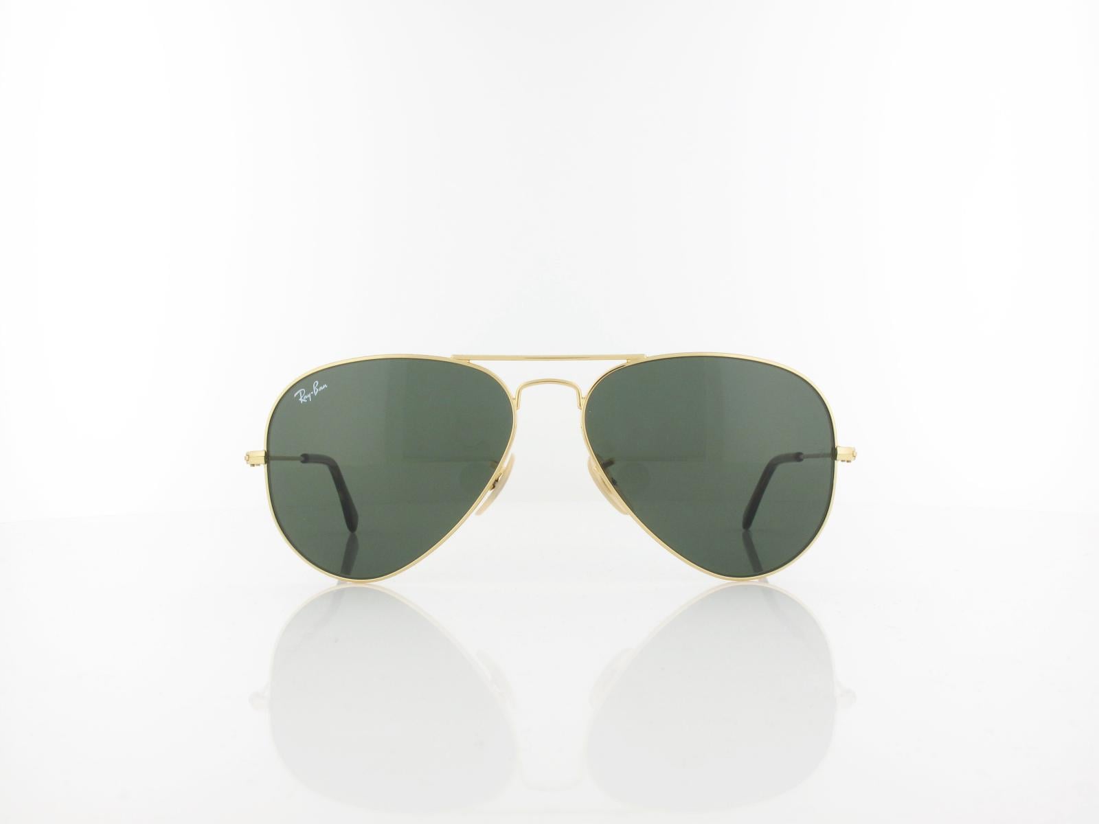 Ray Ban | Aviator Large Metal RB3025 181 58 | gold / crystal green