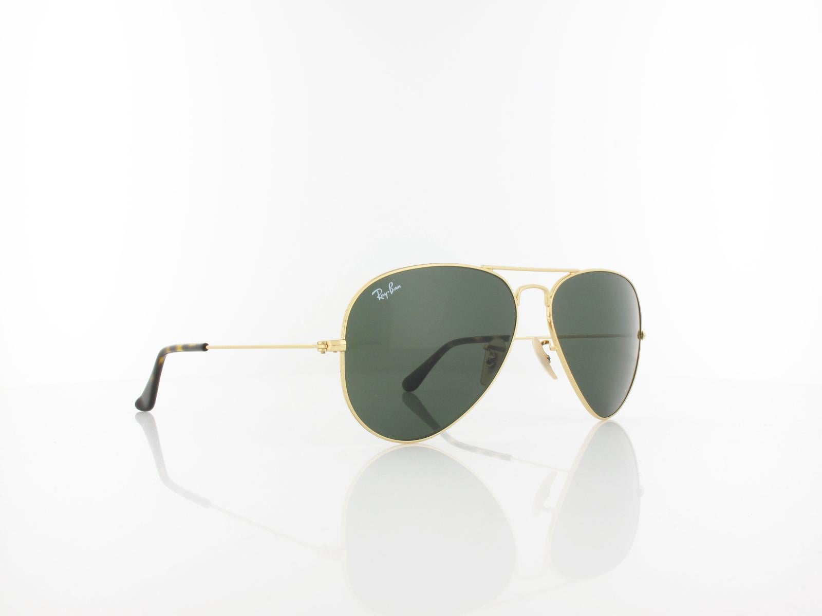 Ray Ban | Aviator Large Metal RB3025 181 58 | gold / crystal green