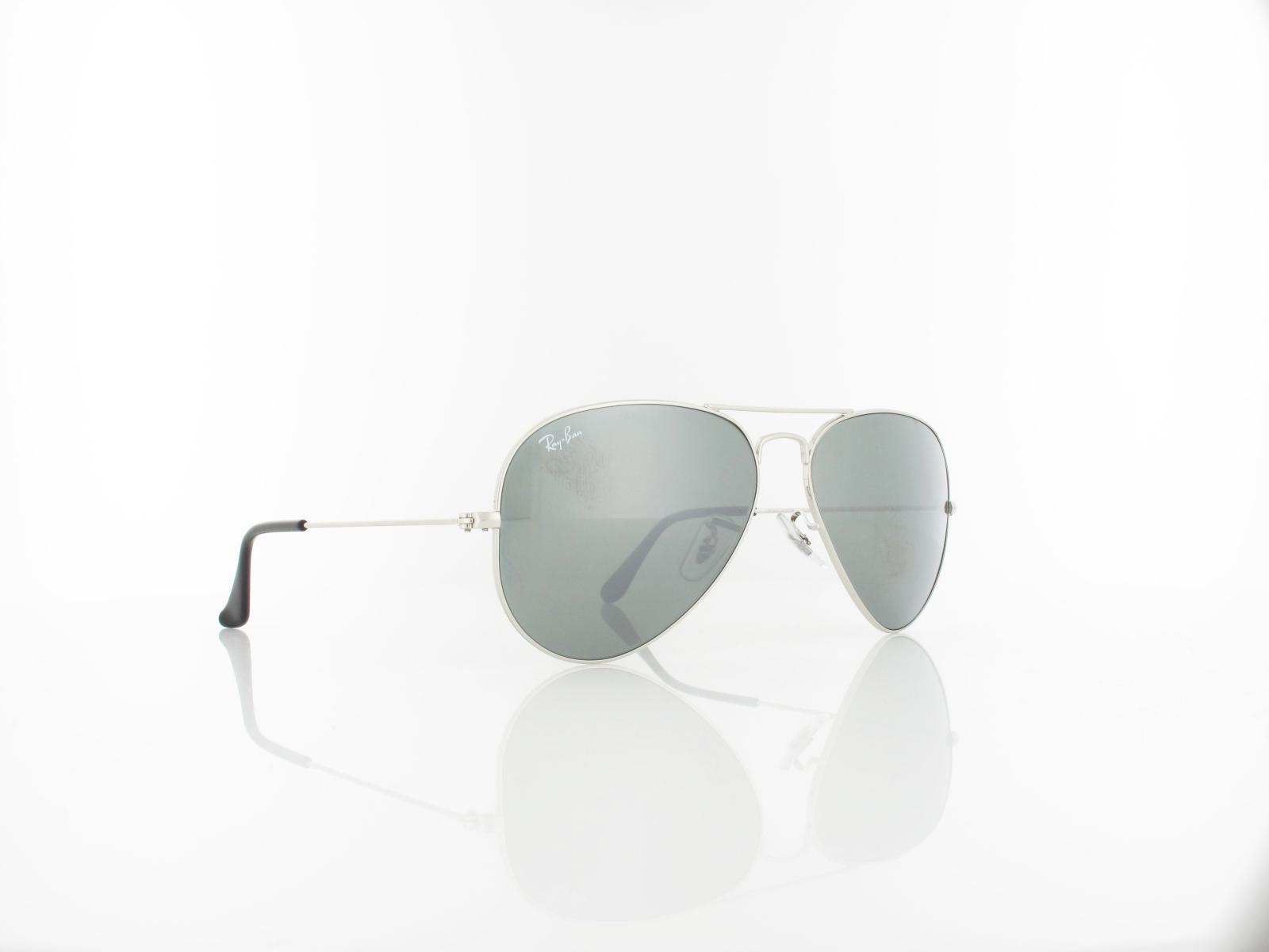 Ray Ban | Aviator Large Metal RB3025 W3277 58 | silver / crystal grey mirror