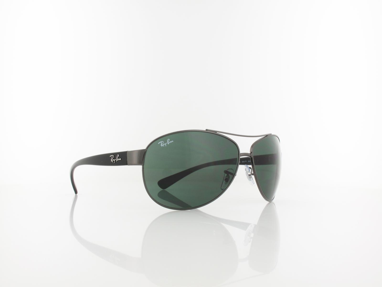 Ray Ban | RB3386 004/71 63 | gunmetal / green