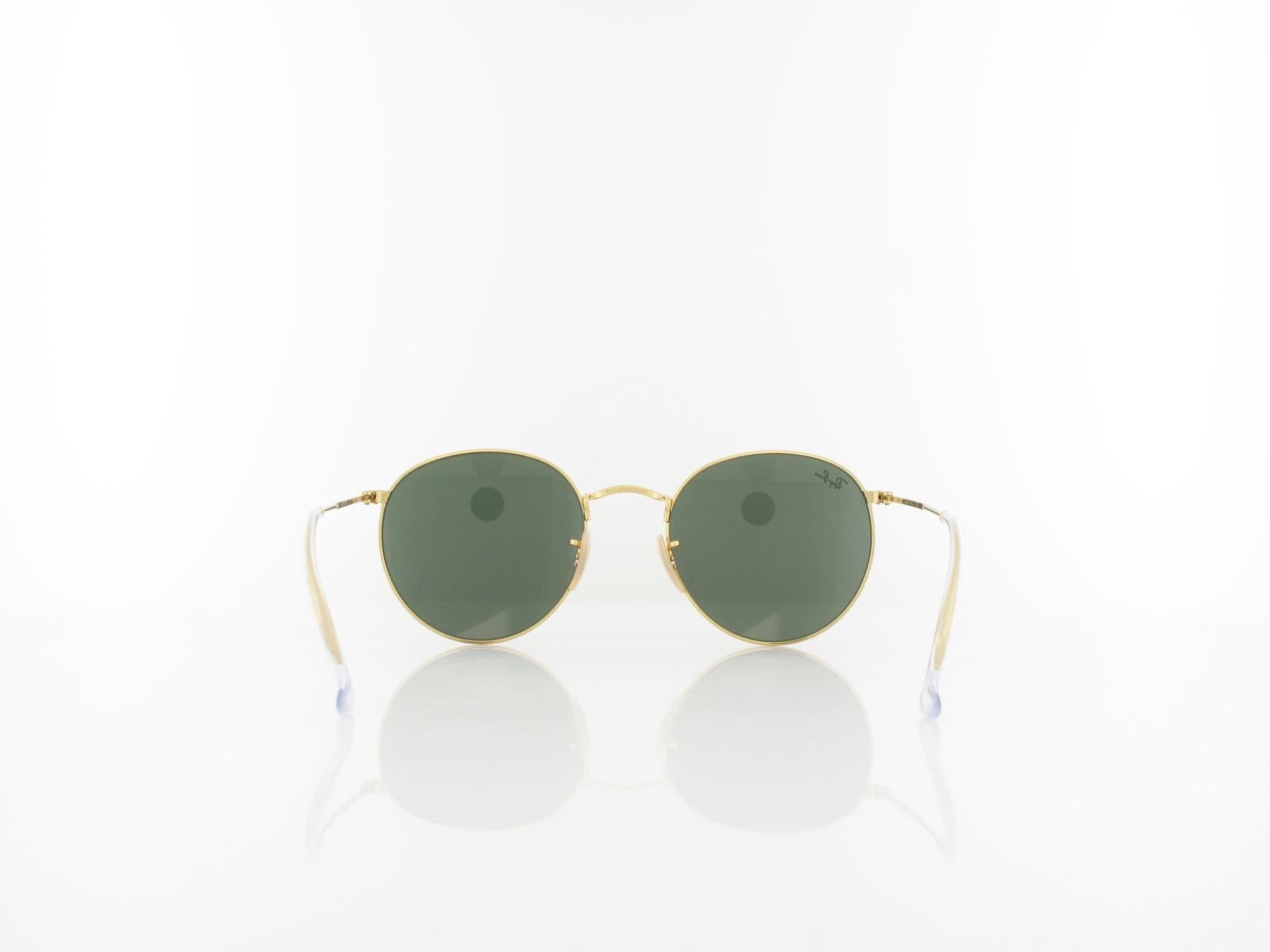 Ray Ban | Round Metal RB3447 001 53 | arista / crystal green