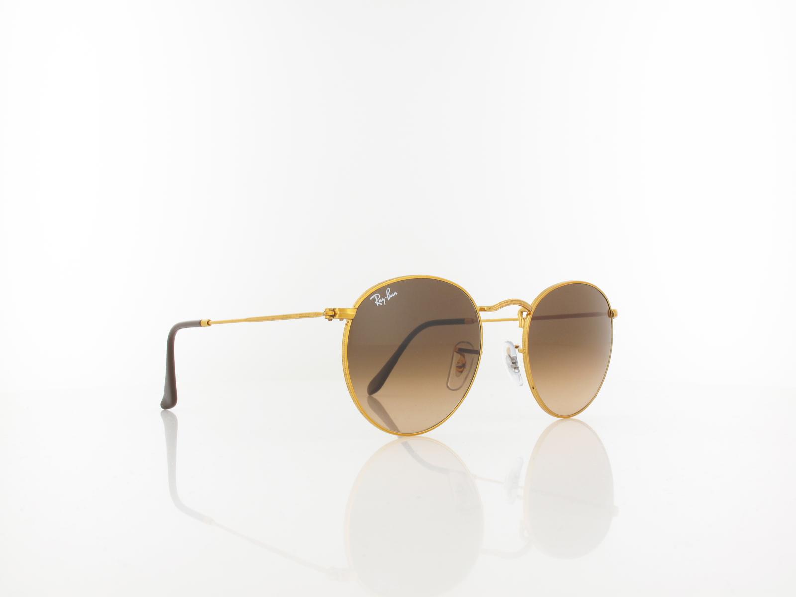 Ray Ban | Round Metal RB3447 9001A5 50 | shiny light bronze / pink gradient brown