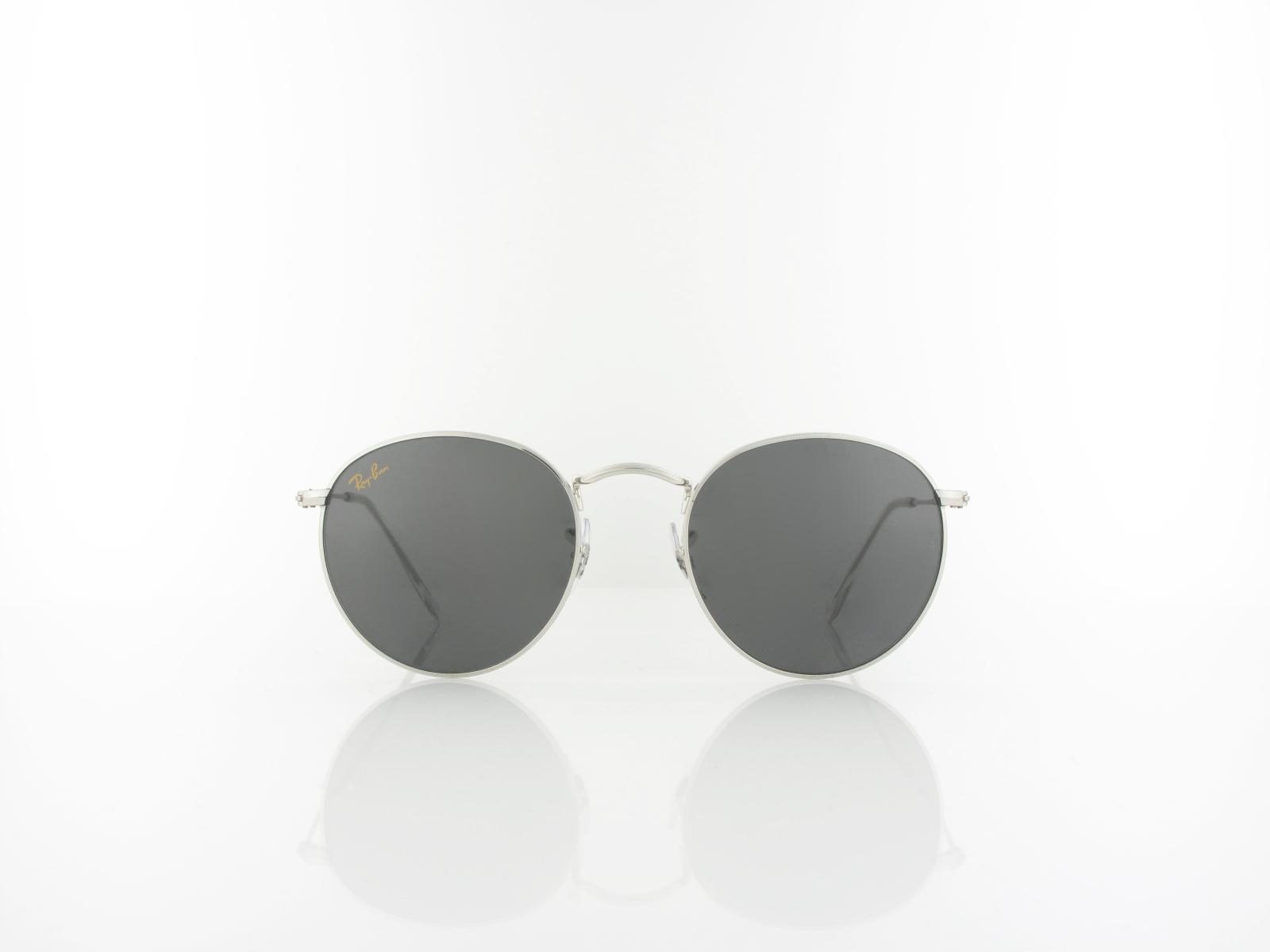 Ray Ban | Round Metal RB3447 9198B1 50 | silver / dark grey