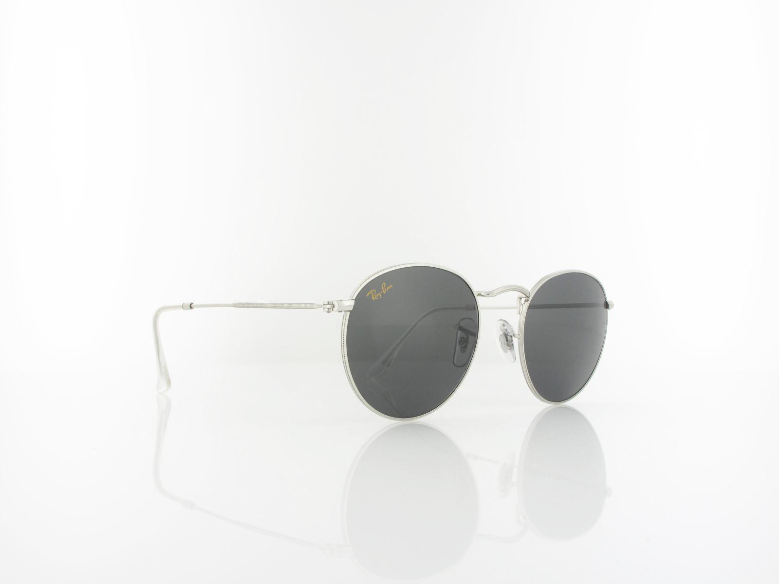 Ray Ban | Round Metal RB3447 9198B1 50 | silver / dark grey