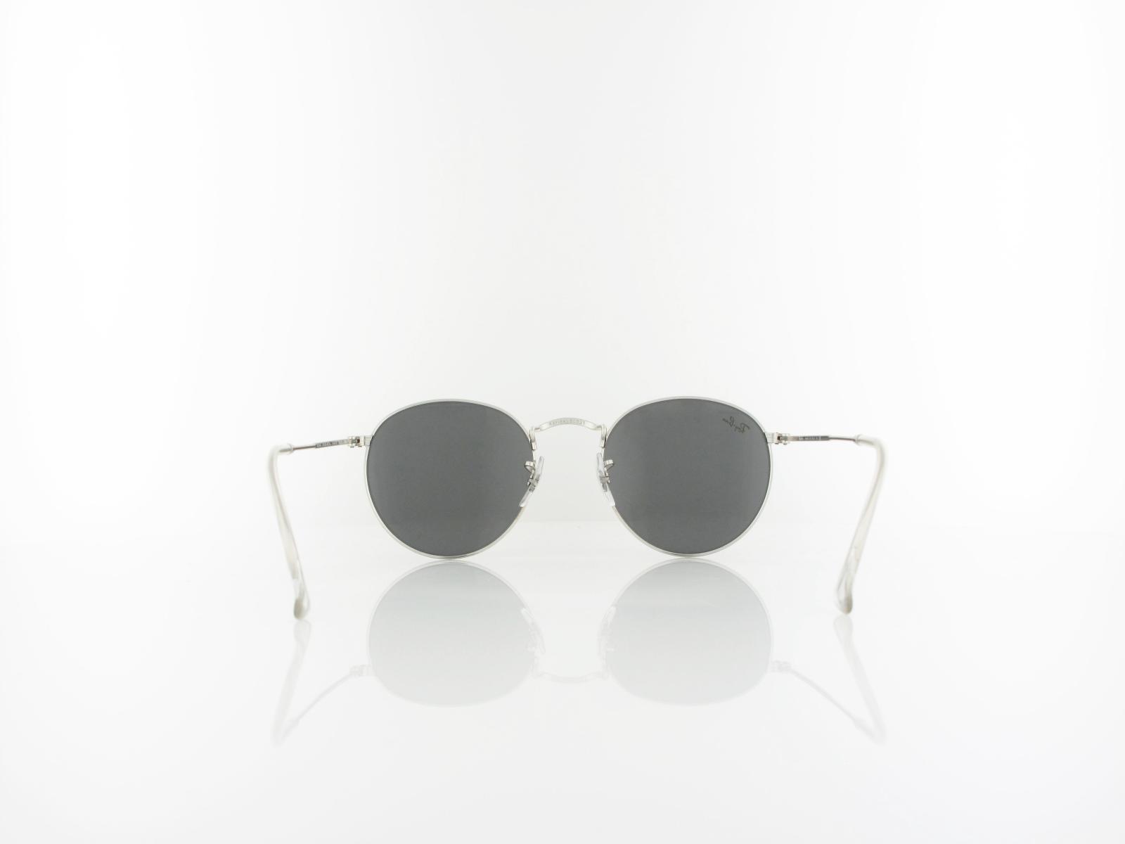 Ray Ban | Round Metal RB3447 9198B1 50 | silver / dark grey