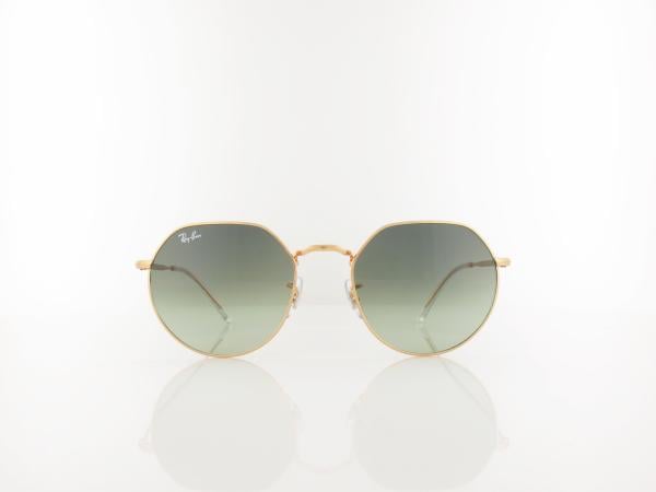 Ray Ban | Jack RB3565 001BH 53 | arista / green vintage