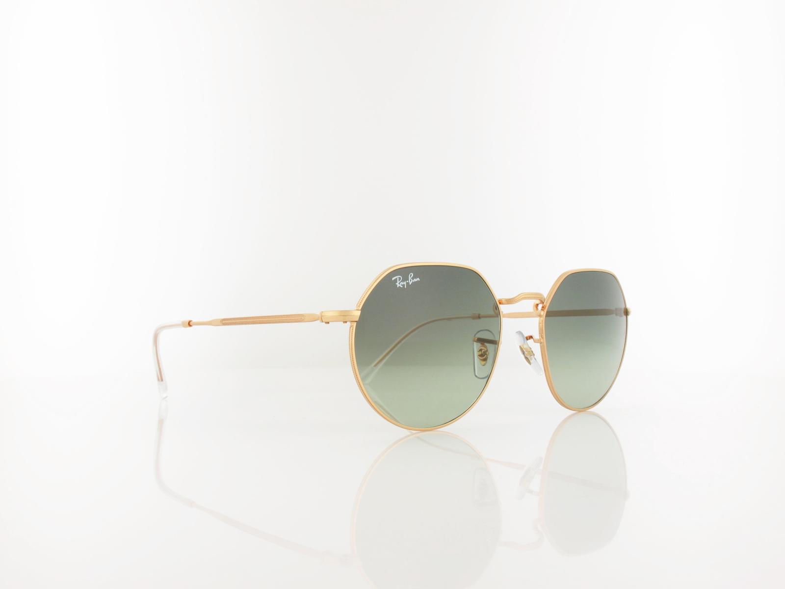 Ray Ban | Jack RB3565 001BH 53 | arista / green vintage