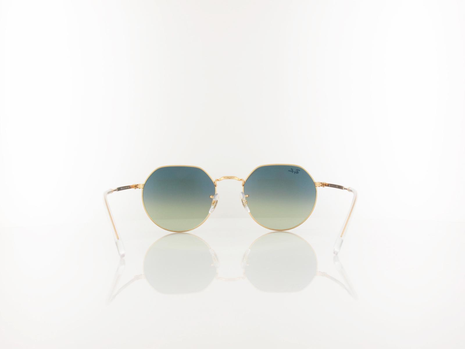 Ray Ban | Jack RB3565 001BH 53 | arista / green vintage