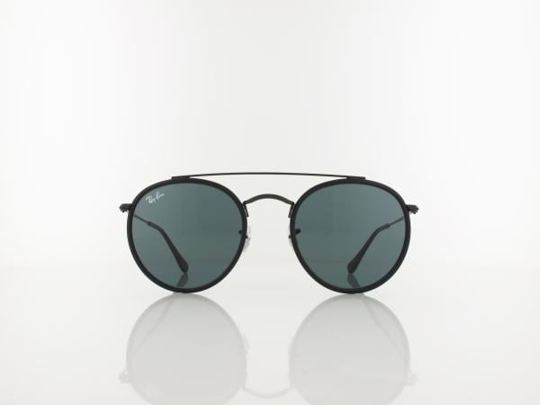 Ray Ban | Round Double Bridge RB3647N 002/R5 51 | black / blue