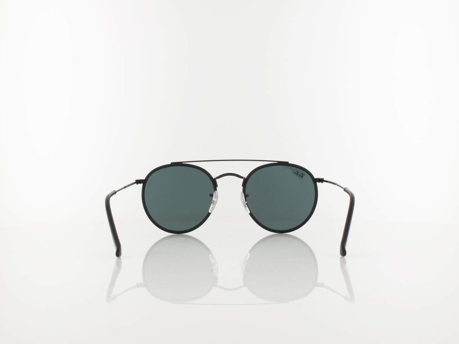 Ray Ban | Round Double Bridge RB3647N 002/R5 51 | black / blue