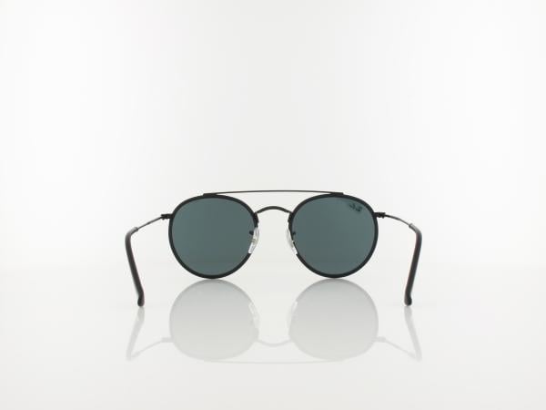 Ray Ban | Round Double Bridge RB3647N 002/R5 51 | black / blue